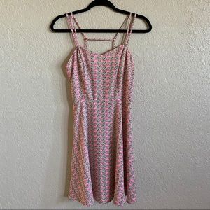 Patterned strappy dress